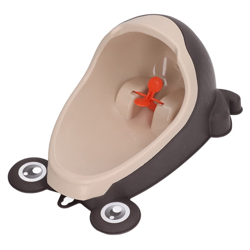Children Funny Aiming Target Pee Training Urinal Cartoon Animal Shape Potty Trainer for Boys Plastic Brown - Image 3