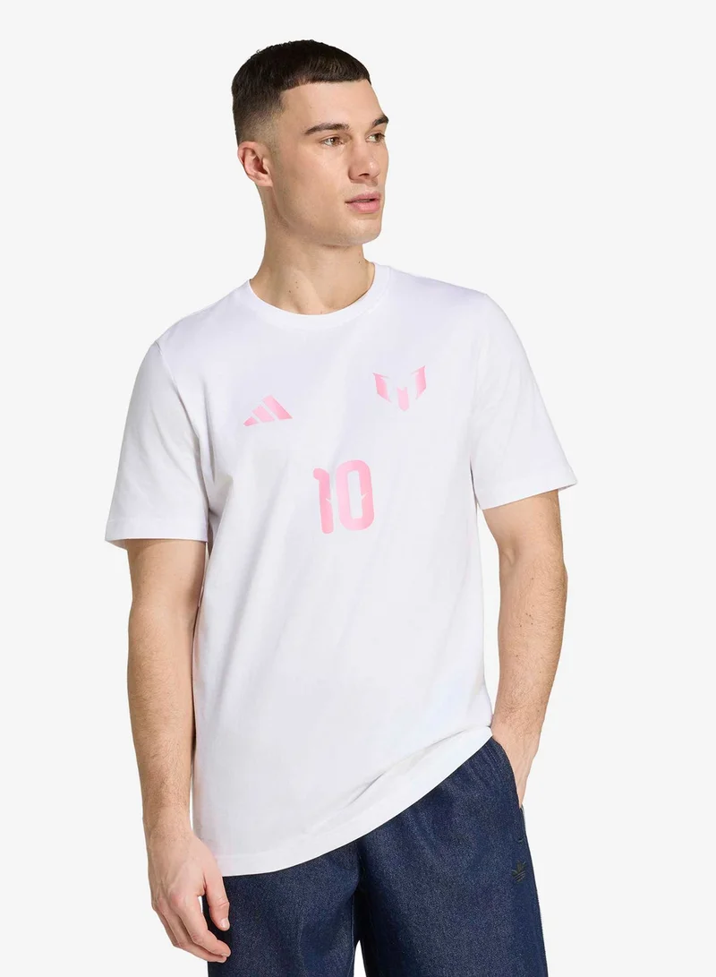 Adidas Messi N&N Graphic T-Sirt