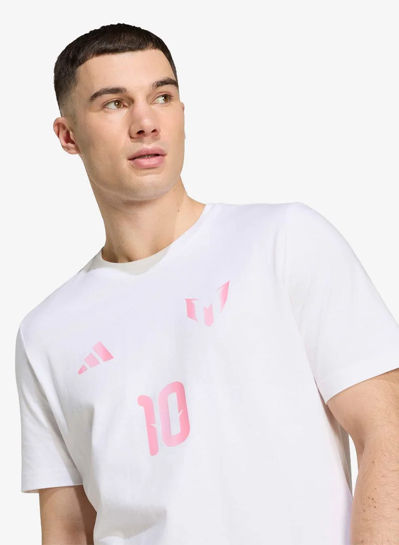 Adidas  Messi N&N Graphic T-Sirt for Men | Best Price UAE