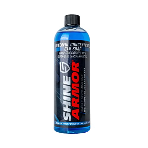 SHINE ARMOR Car Wash Soap for Foam Cannon Pressure Washer Foam Gun Car Wash Brush Mitt | Car Detailing & Cleaning Supplies Safe on Car Wax Ceramic Coating Car Polish Windshield | Car Shampoo 16 Fl Oz - Image 1
