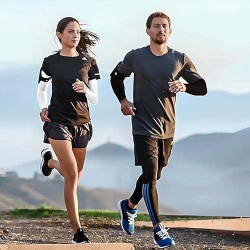 PulGos Combo – UV Protection Arm Sleeves for Men & Women with Thumb Hole | UPF 50 Sun Protection Sleeves for Cricket, Cycling, Running & Bike Riding | Breathable & Cooling Fabric for All-Day Comfort - Image 3