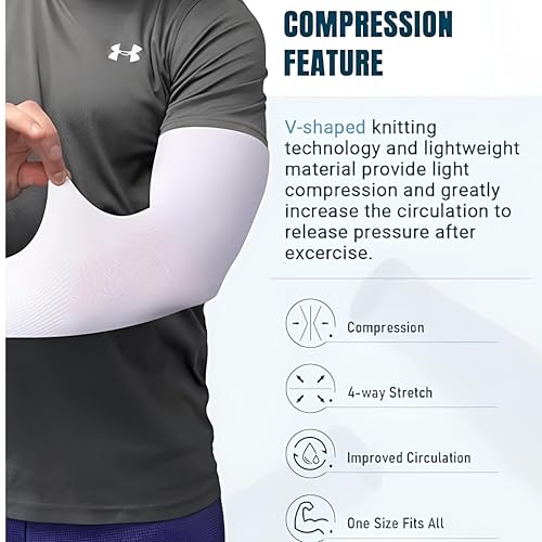 PulGos Combo – UV Protection Arm Sleeves for Men & Women with Thumb Hole | UPF 50 Sun Protection Sleeves for Cricket, Cycling, Running & Bike Riding | Breathable & Cooling Fabric for All-Day Comfort - Image 2