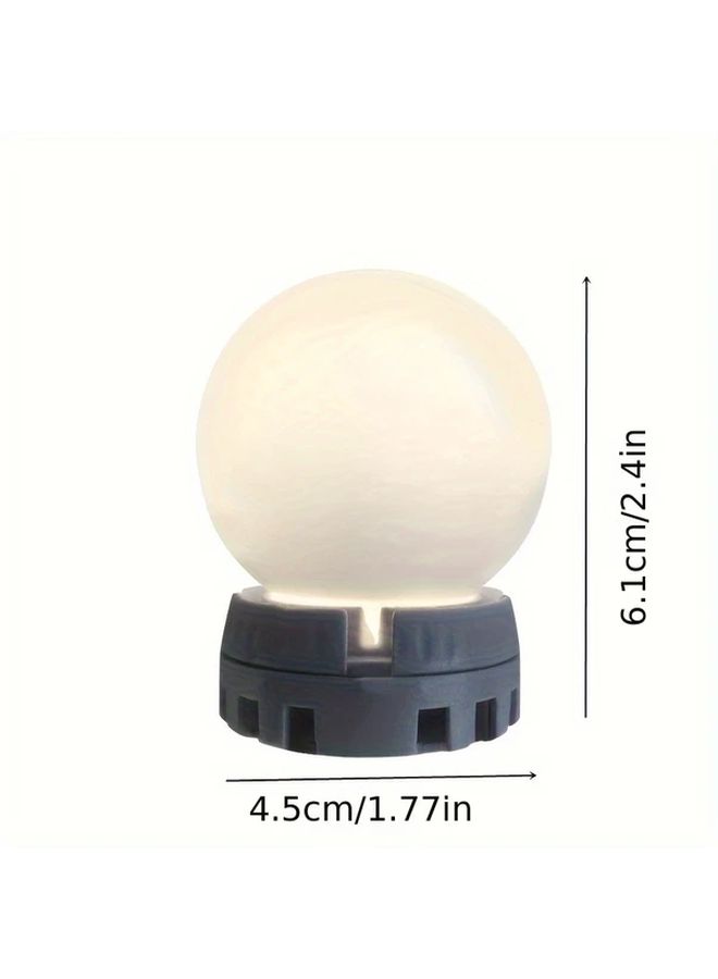 10 Pcs LED Makeup Mirror Light Bulb USB Wall Lamp 12V Dimmable Rotating Storage Wire - Image 2