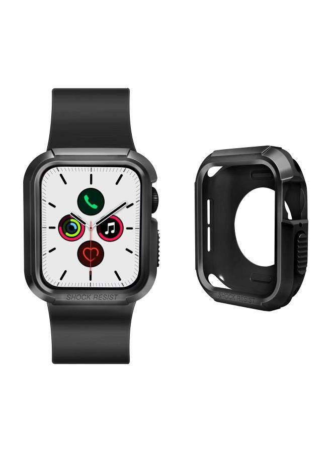 Perfii Protective Case Cover For Apple Watch Series 5/4 40mm Black - Image 2
