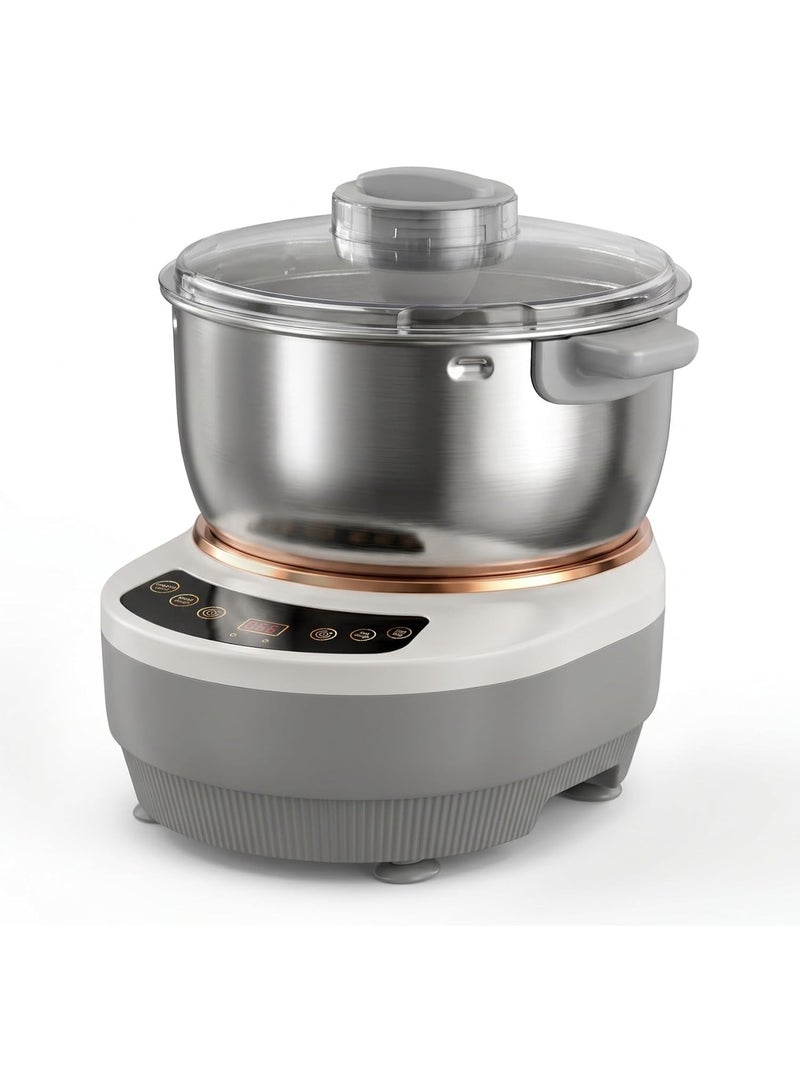 M.A&F's 5L Dough Mixer with Timer&Ferment,Electric Dough Stand Maker for Bread&Pizza Dough,Dough Kneader Machine 304 Stainless Steel Blender,Bread Dough With Add water/seasoning with Top Small Window - Image 1