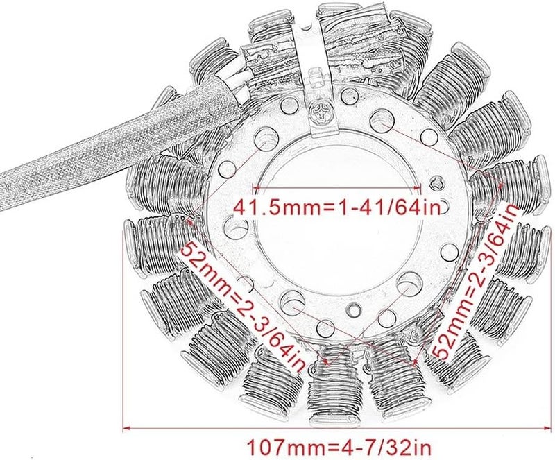 QASULER Motorcycle Stator Coil for Yamaha Raptor 700 - Image 2