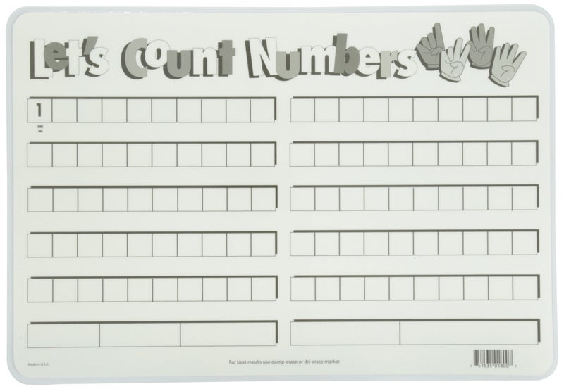 Painless Learning Let's Count Numbers Placemat, 12 x 17 1/2 inches - Image 2
