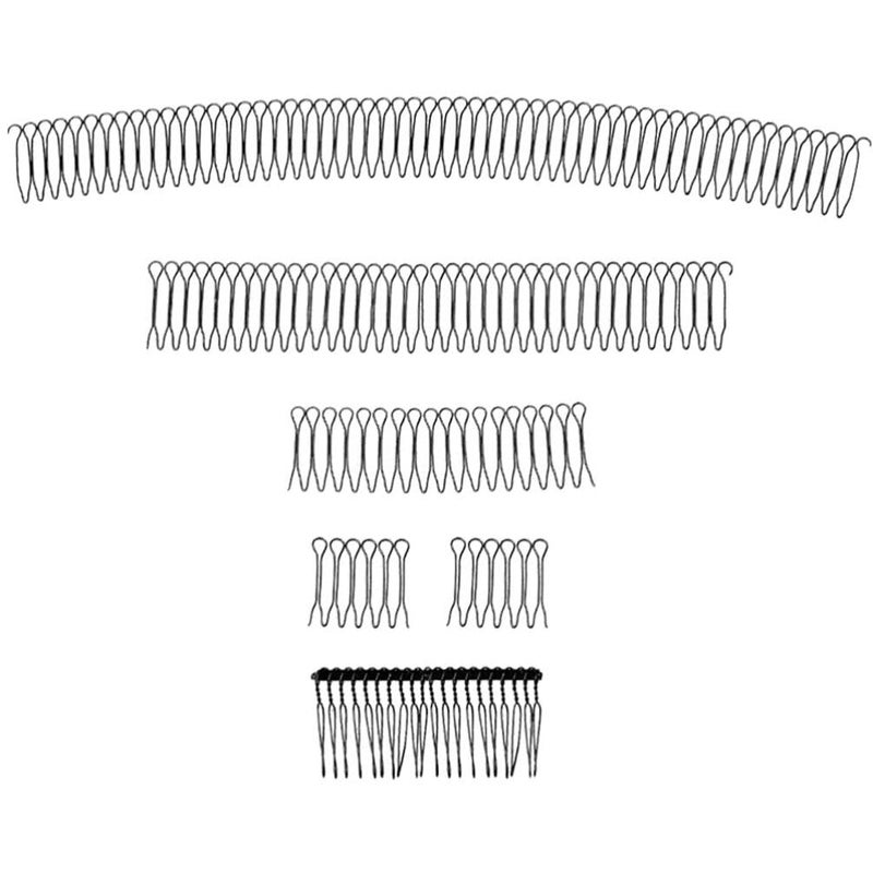 Beaupretty Hair Accessories 5pcs Invisible Barrettes Wavy Hair Clips Bun Holder  Styling Tool for Girls and Women