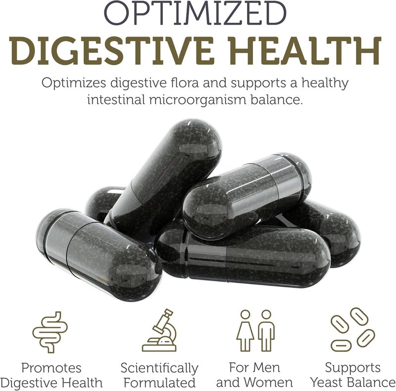 Zahler  CandAid Cleanse Digestive Health Supplement with Probiotics for Women  Men  Daily Adults Men  Women Probiotic for Gut Health  Overgrowth  Kosher 60 Capsules - Image 4