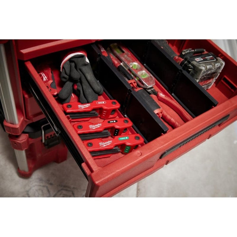 Milwaukee Electric - 17-Key Folding HEX Key Sets - SAE/Metric - Image 5