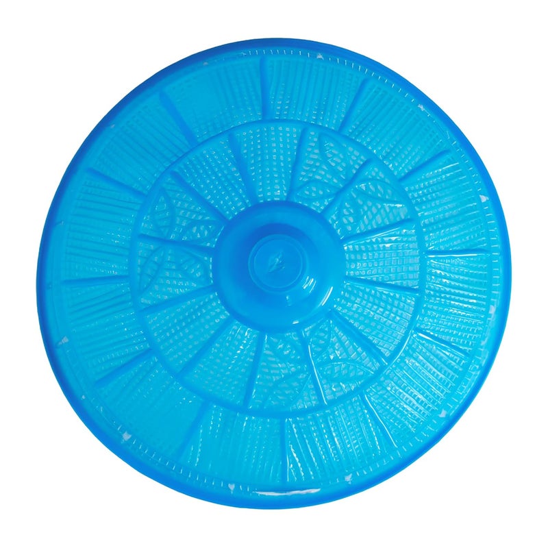 SNKM SNKM Food Cover Dome Net Plastic Big Size Round Flies Mosquitoes Insect Proof Dining Tables Cover Fruits Vegetable Rice Cover Large Sky Blue Combo Pack of 3  - Image 5