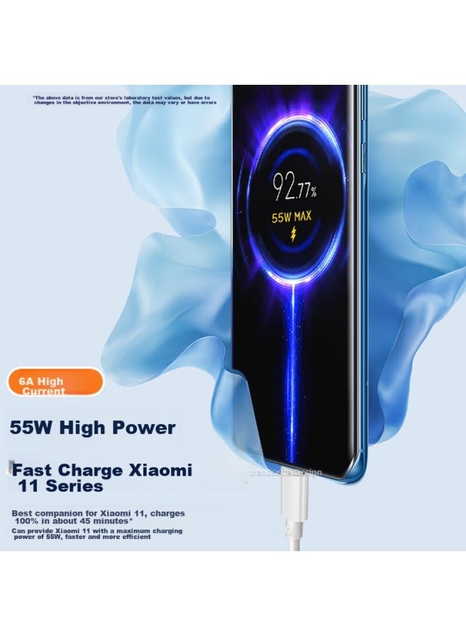 trendsetter كابل شحن لهواتف شاومي، 2 متر، متوافق مع شاومي 15/15 برو/ريدمي تيربو 3/نوت 14 برو+/13 ألترا/k80/70e - Image 5