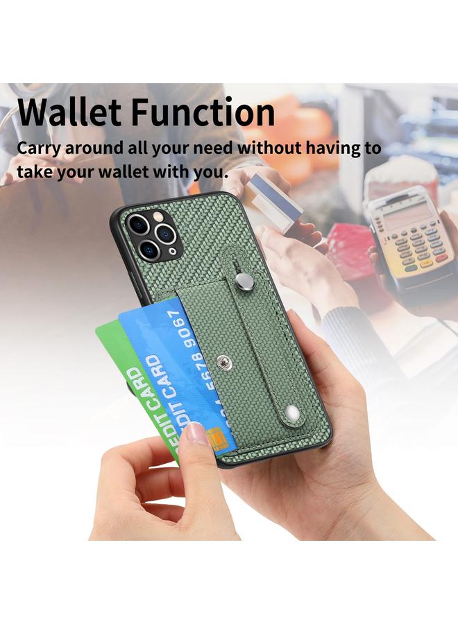 S-TOP Case For iPhone 11 Pro Max Wristband Kickstand Card Wallet Back Cover Phone Case with Tool Knife - Image 5