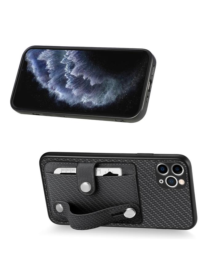 S-TOP Case For iPhone 11 Pro Max Wristband Kickstand Card Wallet Back Cover Phone Case with Tool Knife - Image 2