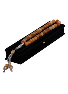 Rosary of distinctive yellow jade stone 10ml