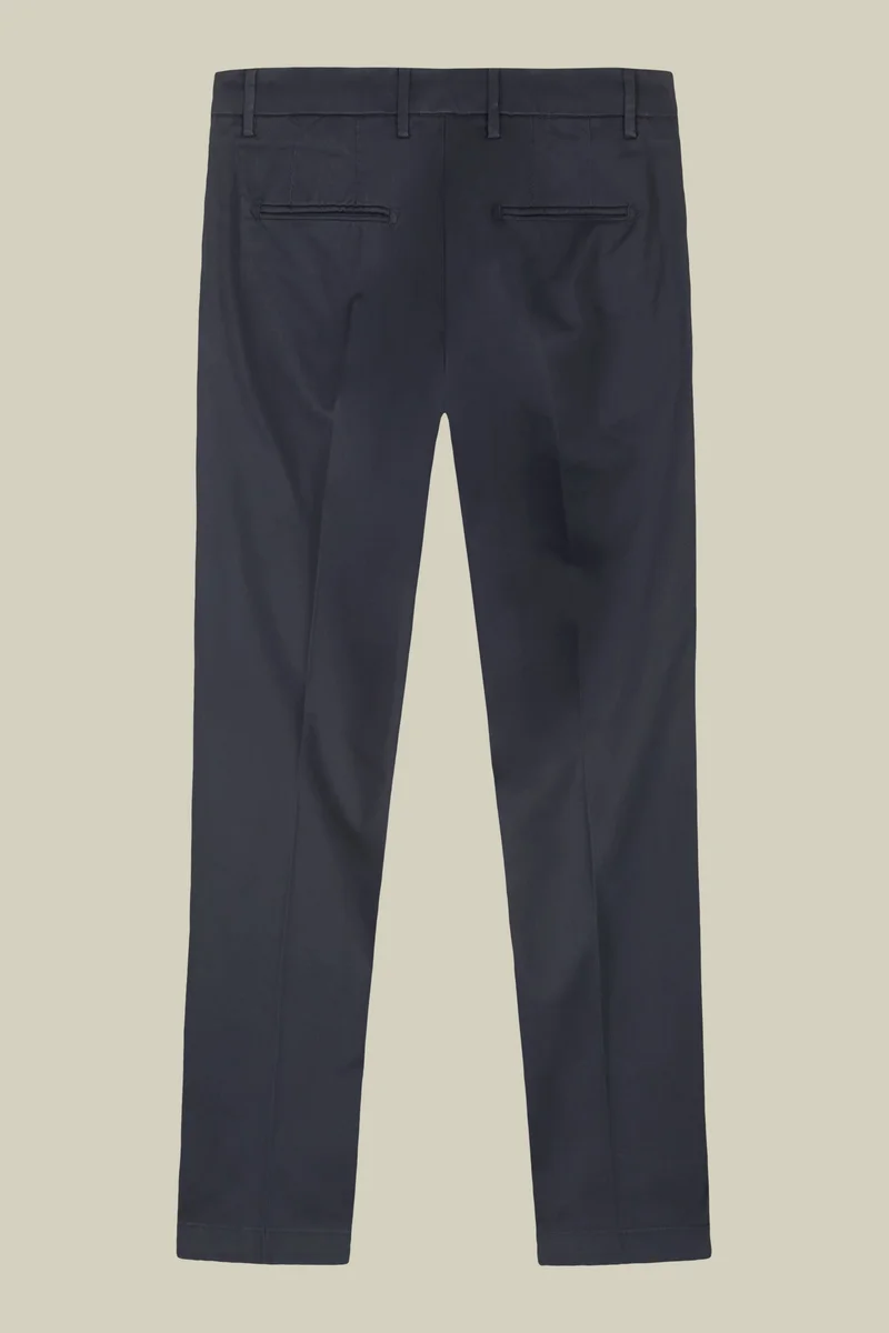 Doppelganger Grey Men's classic chino trousers with extended tab closure - Steel for Men | Best Price UAE