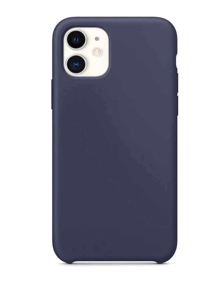 متوافق مع جراب iPhone 11 Pro Max (6.5 بوصة) ، جراب سيليكون سائل ، غطاء واقٍ لكامل الجسم ، جراب هاتف نحيف مقاوم للخدش ، بطانة ناعمة من الألياف الدقيقة - أزرق ملكي - Image 4