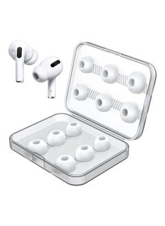 NIBEMINENT 12-Piece Replacement Ear Buds For AirPods Pro White  - Image 1