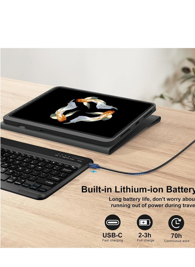 JAJEEK Keyboard Case for Samsung Galaxy Tab S9 Ultra 2023 / S8 Ultra 2022 (14.6 inch) – Protective Slim Smart Cover with S Pen Holder, Multi-Function Bluetooth Keyboard, Black, for Enhanced Productivity and Secure Protection - Image 5