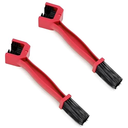 Oblivion Plastic Chain Cleaner Brush-Multi-Purpose Bike Chain Brush Cleaning Tool for Motorcycles&Cycles,Durable Soft&Long Bristles Ideal for Quick Cleaning of Cycles&Bicycles Maintenance (Pack of 2) - Image 1