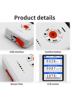 KASTWAVE EMF Meter Multi Testers, Portable Handheld Radiation Detector Gauss Reader, 3 in 1 Digital/Graph Electromagnetic Field Radiation Detector for EF/RF/MF, for Home, Office, Outdoor, EMF Inspections  - Image 5