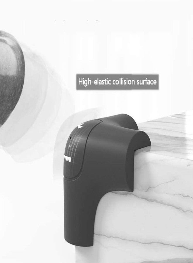 Trifecta Corner Protectors, Wear-Resistant Silicone Protectors, Easy Installation for Home Proofing, Silicone Table Guard Socket Covers, Proofing for Corners and Cabinets (6 Pieces, Colour: Black) - Image 5
