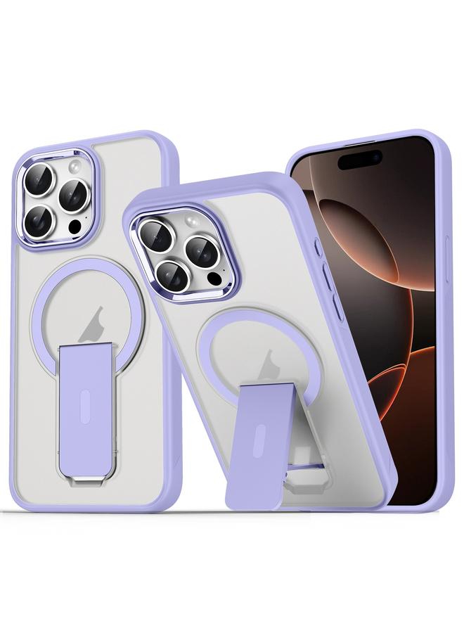 اس-توب جراب هاتف iPhone 16 Pro مصنوع من مادة TPU الهجينة المصنوعة من الأكريليك مع حامل MagSafe - Image 1