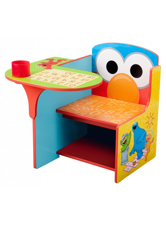 Delta CHILDREN Delta Children Chair Desk With Storage Bin, Sesame Street  - Image 3