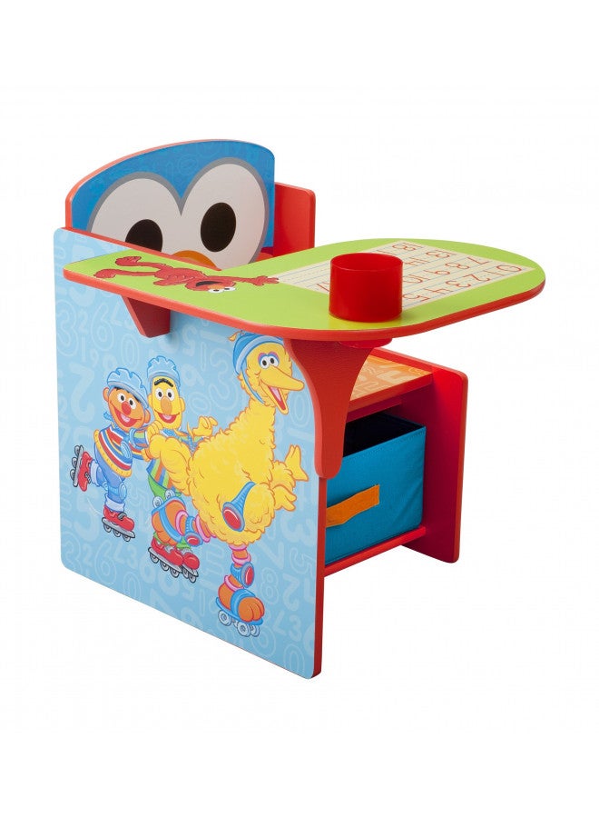 Delta CHILDREN Delta Children Chair Desk With Storage Bin, Sesame Street  - Image 2