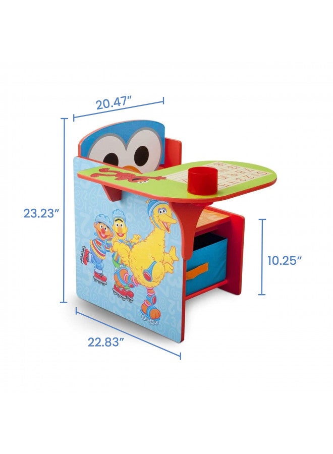 Delta CHILDREN Delta Children Chair Desk With Storage Bin, Sesame Street  - Image 4