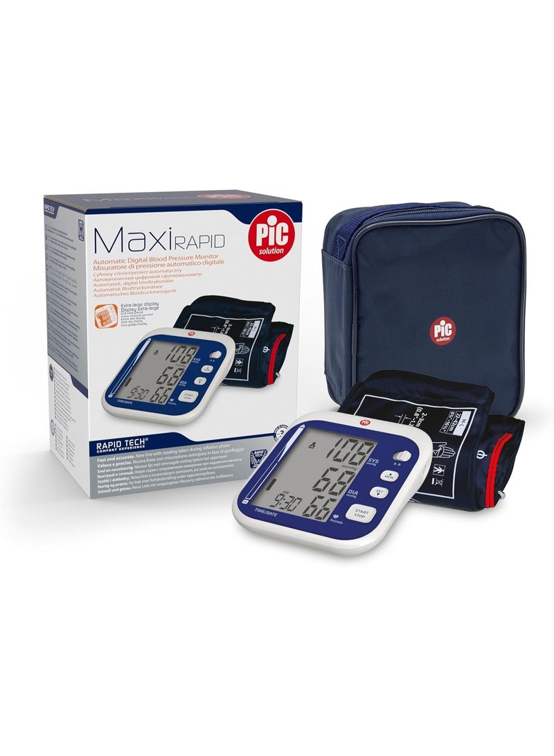 جهاز قياس ضغط الدم ماكسي رابيد الرقمي بشاشة كبيرة