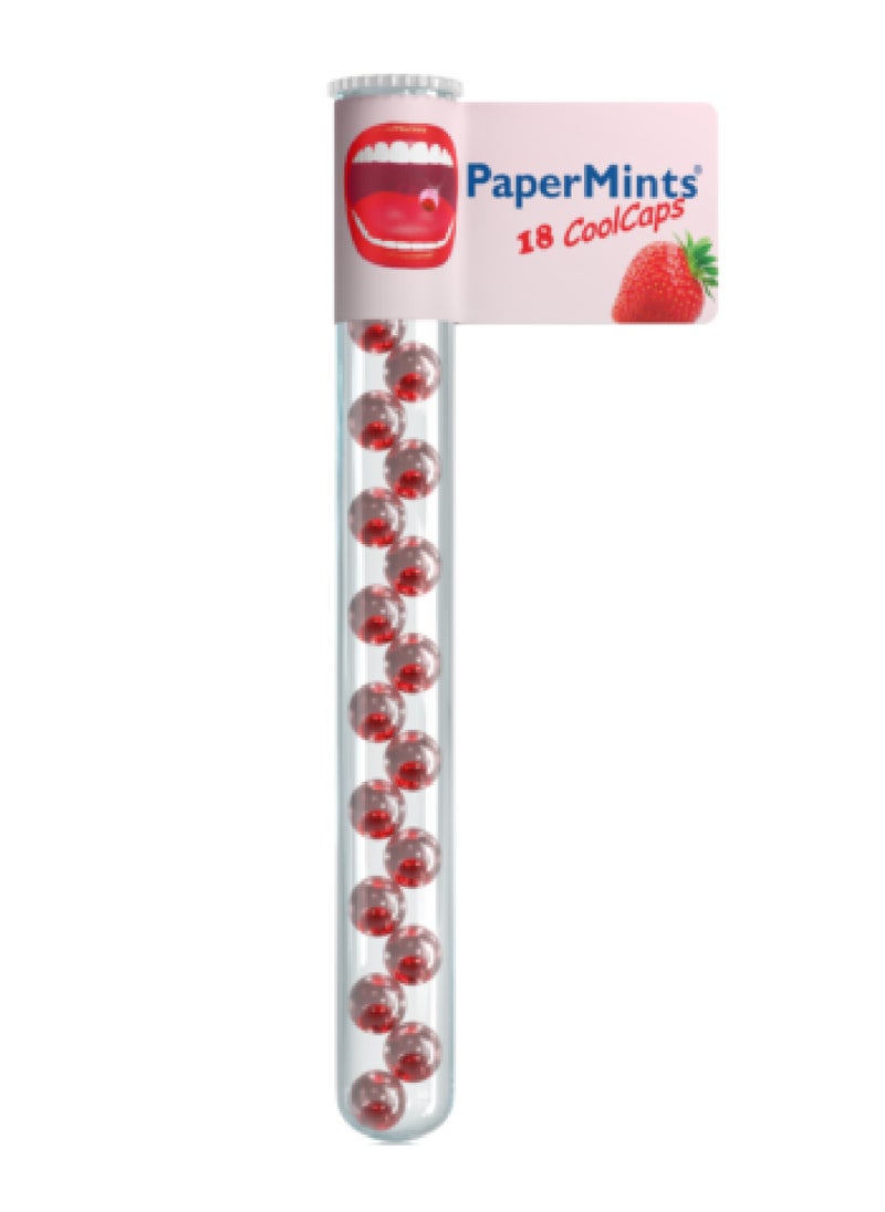 papermints - Papermints 18 Cool Caps Strawberry - Image 1