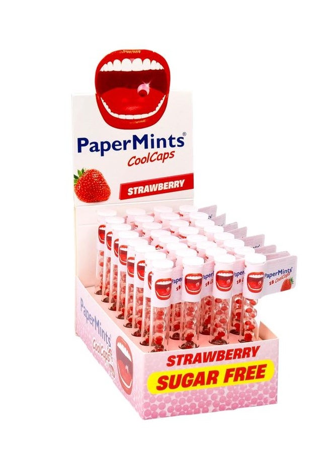 papermints - Papermints 18 Cool Caps Strawberry - Image 1