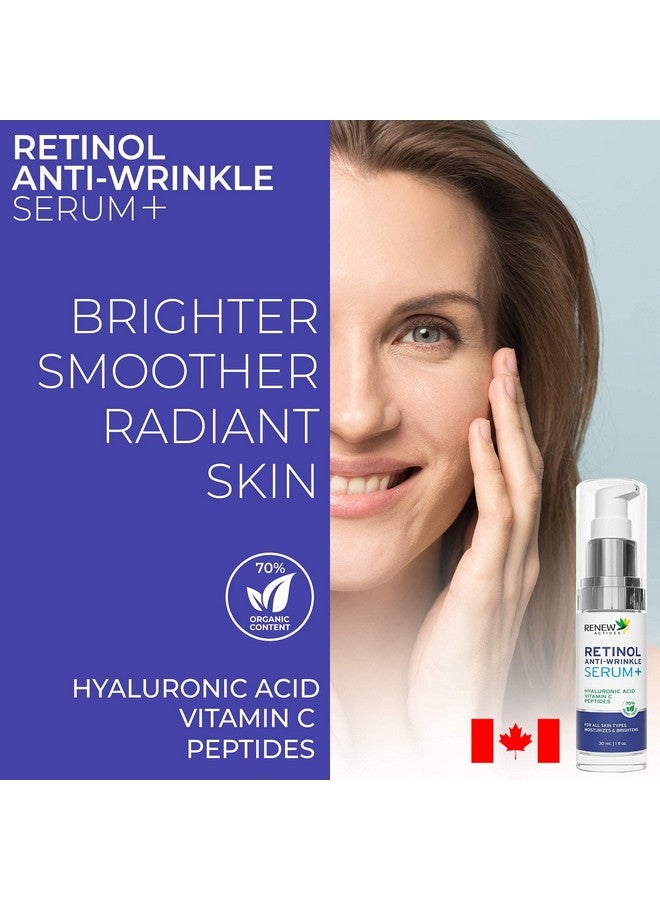 Renew Actives Retinol Facial Serum with Hyaluronic Acid & Vitamin C - Hydrate, Nourish, & Moisturize Face - For all skin Types - 30ml - Image 4