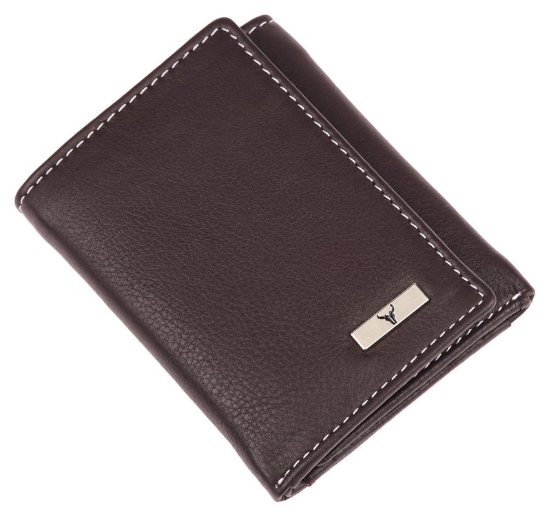 NAPA HIDE Black Leather Men's Wallet (NPH) (Brown) - Image 2