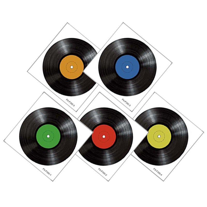 10 pcs Vinyl Records Decoration Wall Decal Decoration Vinyl Records Stickers Room Decor - Image 4