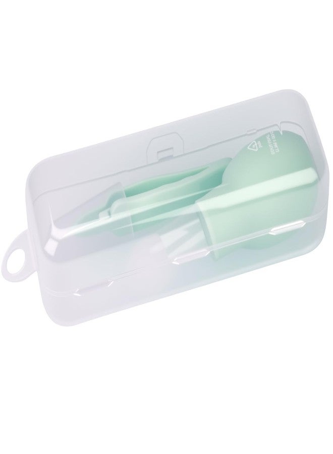 TARINI Baby Nose Picker, 1 Pc Baby Nasal Aspirator + 1 Pc Nose Tweezers – Soft Tip Anti-Backflow Nasal Cleaner, Portable Case for Newborns Infants Travel Diaper Bag - Image 2