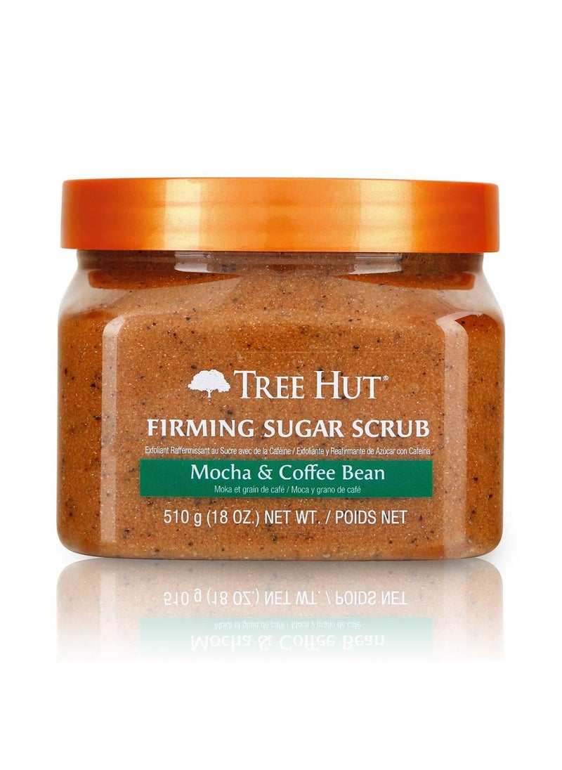 Tree Hut Tree Hut Ultra Hydrating and Exfoliating Sugar Scrub Mocha & Coffee Bean for Nourishing Essential Body Care, 18 Ounce 510g Made in USA  - Image 1