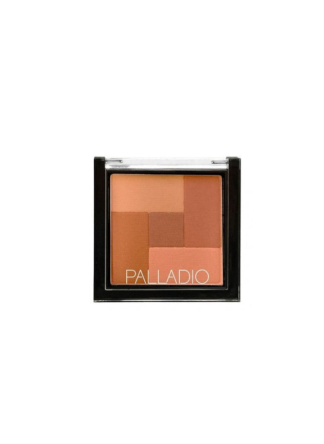 PALLADIO MOSAIC POWDER 2-IN-1 BLUSH BRONZER -Spice 