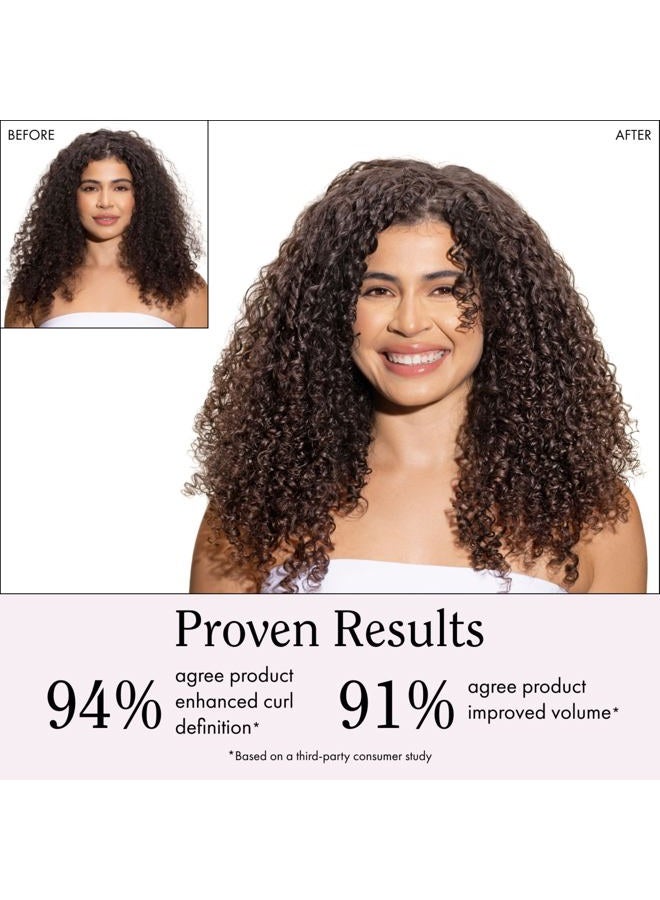 Rizos Curls موس تحديد التجاعيد، ترطيب وتحديد، تثبيت ناعم للحجم والتعريف، لمعان خالي من التجاعيد مع ماء جوز الهند، مستخلص زهرة الصبار وزيت بذور الماراكوجا، لجميع أنماط التجاعيد 2a - 4c، 6.8 أونصة - Image 4