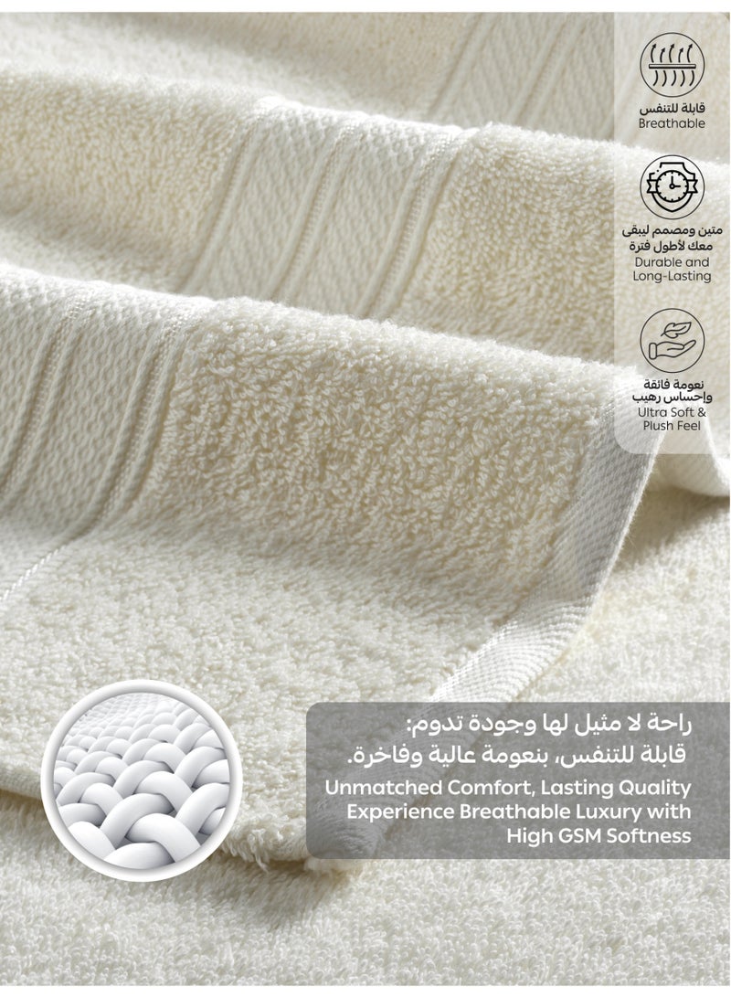 Donetella 6-Pcs Hand Towel Set (40x70 cm) – 100% Combed Cotton 600 GSM | Quick Dry, Ultra-Absorbent, Thick & Plush | Ideal for Spa, Gym, Hotel & Everyday Luxury - Image 5