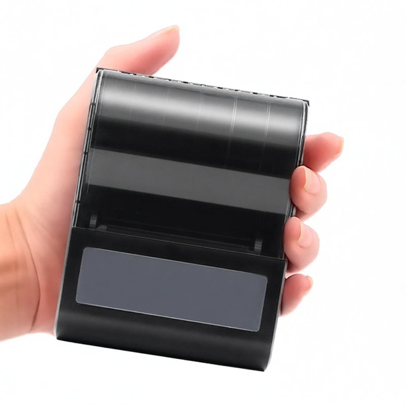 Portable Thermal Printer: 80mm Paper Width ABS Material, Easy Paper Loading, Strong Compatibility - 2000mAh Rechargeable Battery, Direct Printing for Supermarkets Restaurants Delivery Services - Image 1