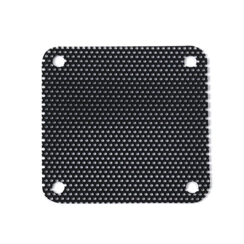 4x4cm Black PVC Computer Case Fan Filter Mesh Grills Guard Frame - Image 1