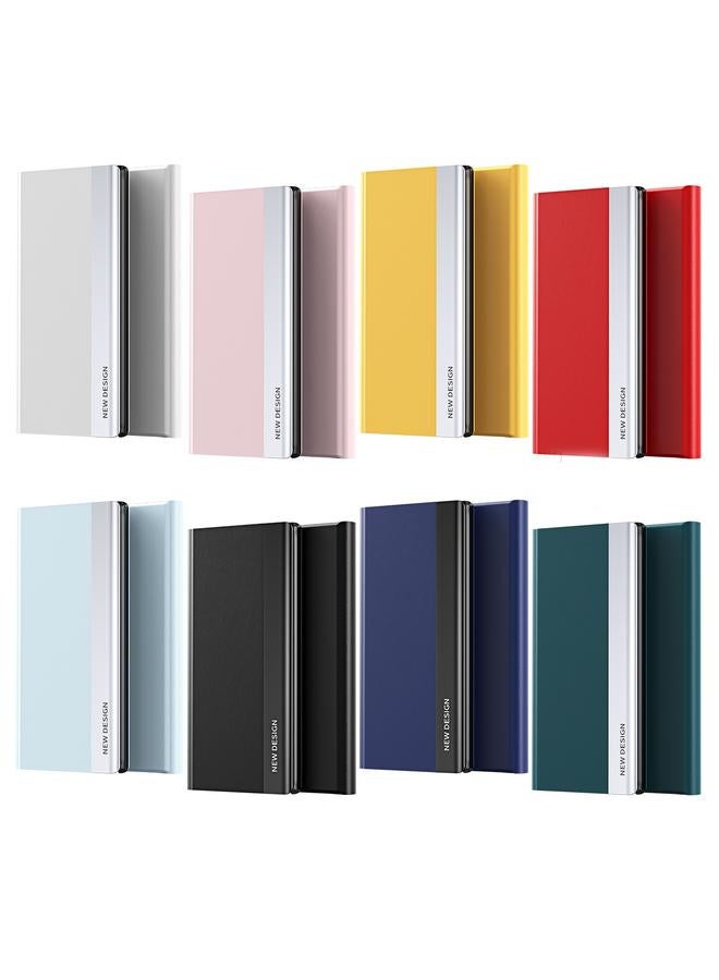 S-TOP Case For Samsung Galaxy S21 Ultra 5G Side Electroplated Magnetic Ultra-Thin Horizontal Flip Leather Case with Holder - Image 2
