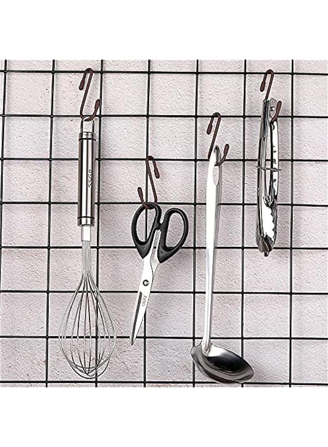 Arabest 36 Pieces S Hooks for Hanging Heavy Duty S Shaped Hook Rack Metal Non Slip Hanger for Stocking Kitchen Pot Utensils Closet Wire Bathroom Bedroom Pan Bag Towel Plant(2.4 Inch,Bronze) - Image 4