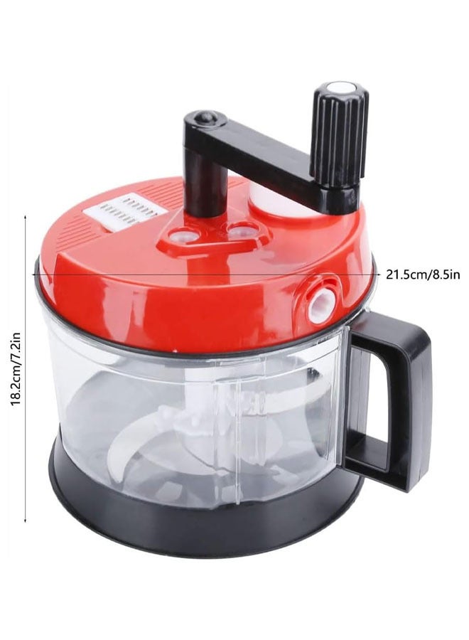 Food‑Grade Plastic Vegetable Shredder kit Manual Blender Vegetable Cutter kit with 3 shredders Multifunctional Cooking for Meat, Garlic, Potatoes, Onions(Big Mac)  - Image 4