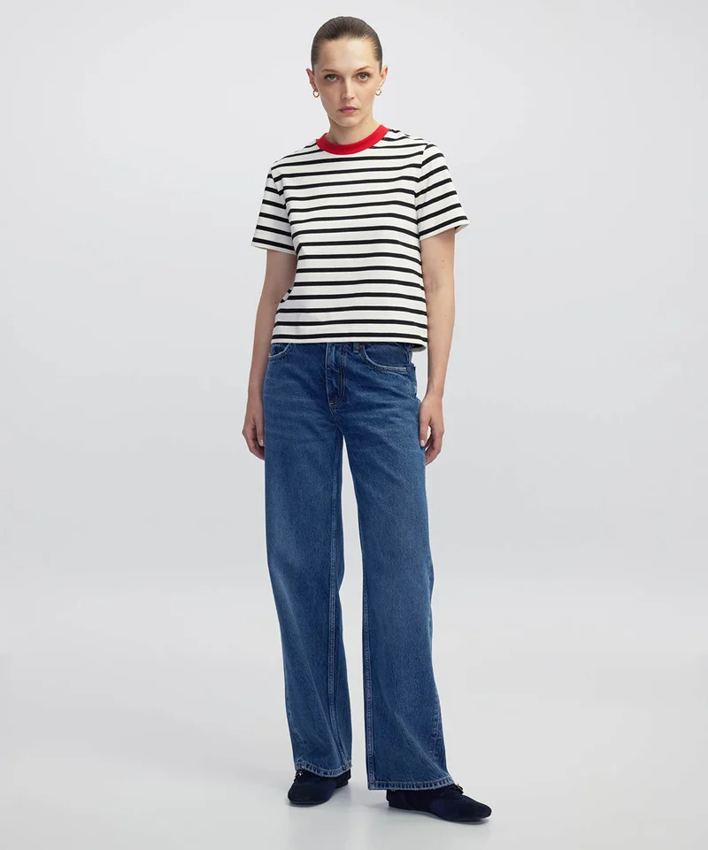 ابيكول تي شيرت مخطط