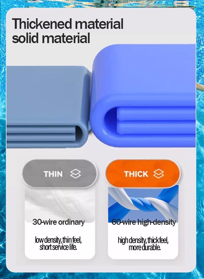 Generic （2.1m）Inflatable swimming pools: perfect for kids, backyard use, with a comfy floor; pools or indoor ball pits; ideal for summer water parties. - Image 2