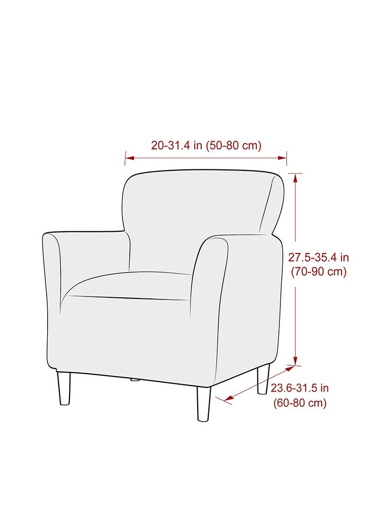 general Stretch corn wool small single armchair sofa cover - Image 3