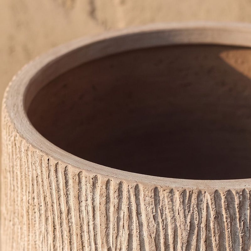 DANUBE HOME Fibre Clay Pots Sand Drift A - 31X31X48.5 Cm, Multi Color, Natural-Looking Pot, Mgo ,For Displaying Flowers, Herbs, Shrubs, Ornamental Plants - Image 2